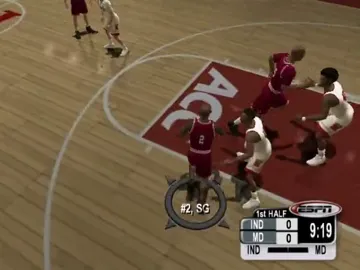 NCAA College Basketball 2K3 screen shot game playing